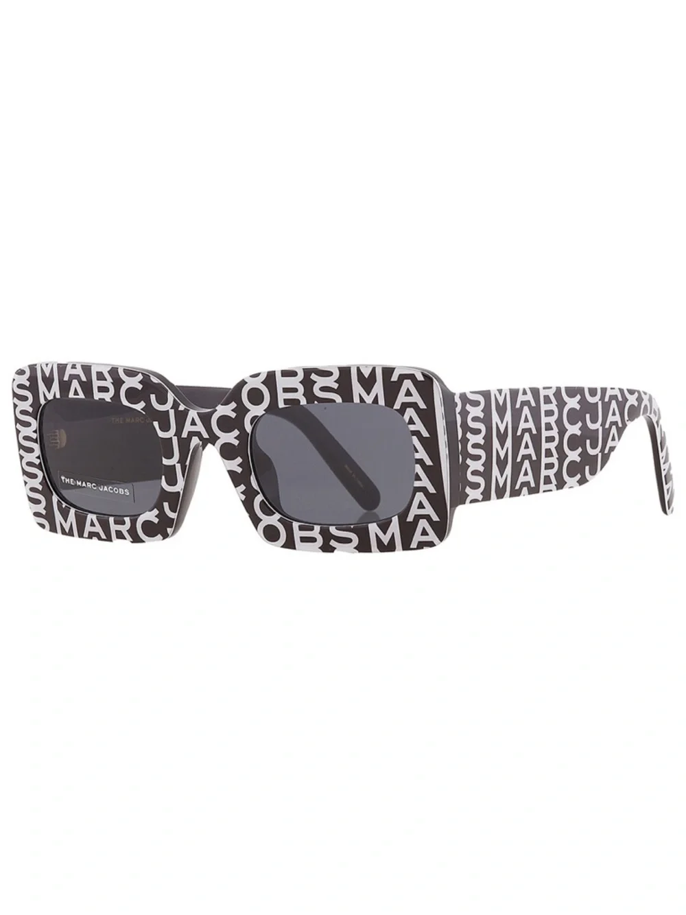 NWT MARC JACOBS Monogram Grey Square Ladies Sunglasses [Authentic] — One Size